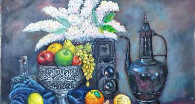 Inauguration of the First Painting Exhibition Entitled “Journey through the Layers of Art” by an Iranian Artist in Ha Noi